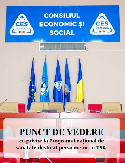 Punctul de vedere al Consiliului Economic si Social cu privire la Programul naţional de sănătate destinat persoanelor cu TSA