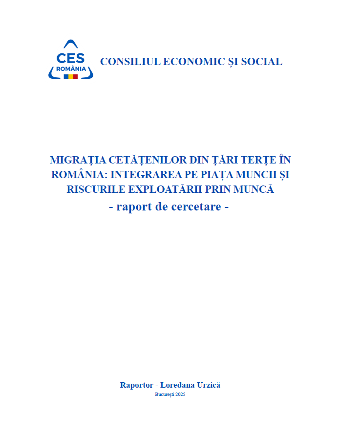 Migrația cetățenilor din țări terțe în România: Integrarea pe piața muncii și riscurile exploatării prin muncă