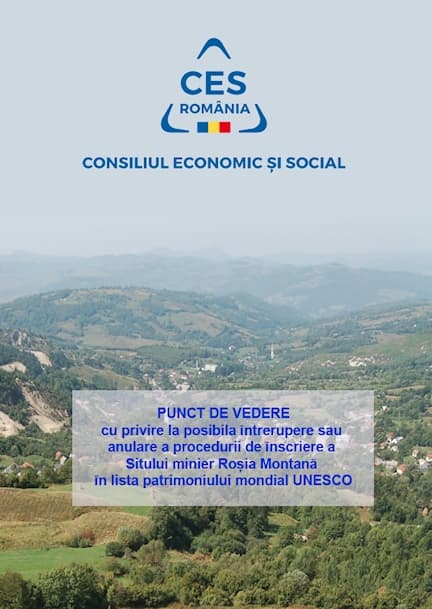 Sitului minier Roșia Montană în lista patrimoniului mondial UNESCO